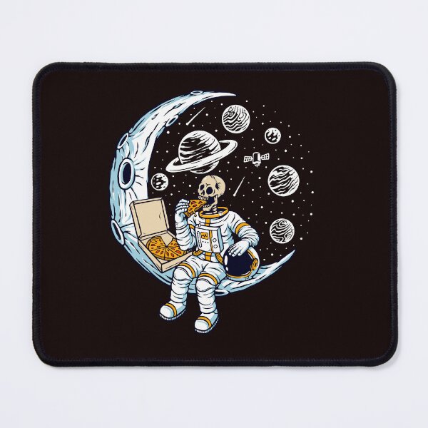 Item preview, astronauts eat pizza on the moon pizza t-shirt designed and sold by tshirtistic.