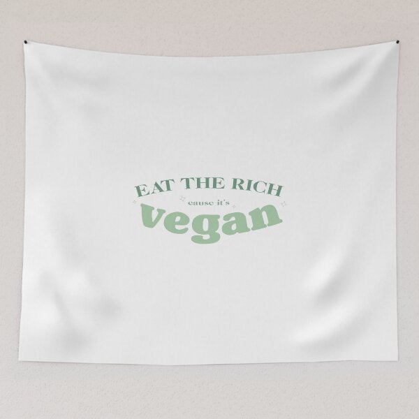 Item preview, Eat The Rich cause it's vegan. designed and sold by rawlex.