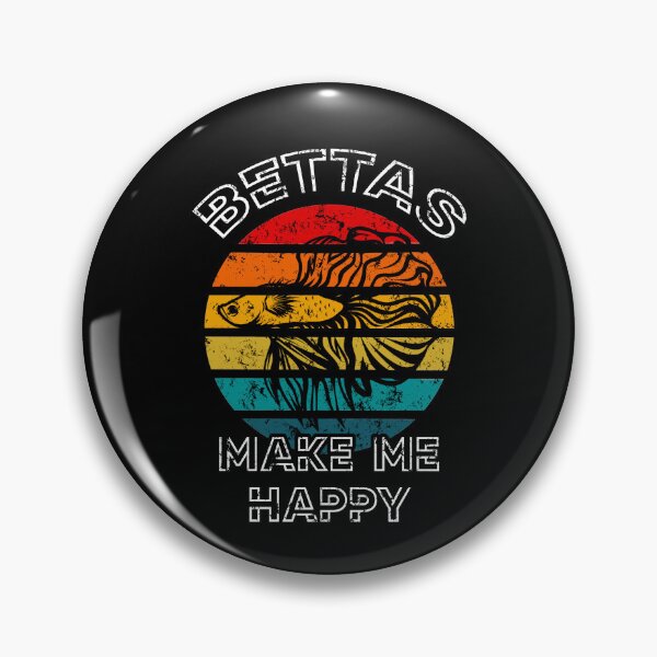 Item preview, Betta Fish Make Me Happy Retro Sunset designed and sold by JRRTs.