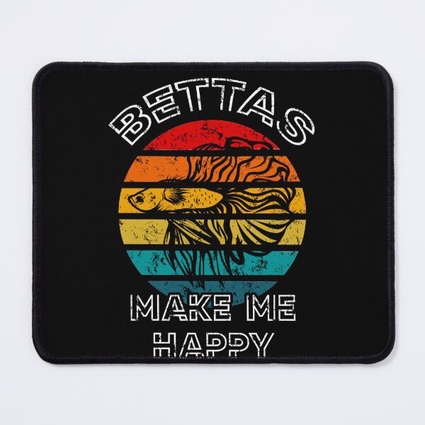 Item preview, Betta Fish Make Me Happy Retro Sunset designed and sold by JRRTs.