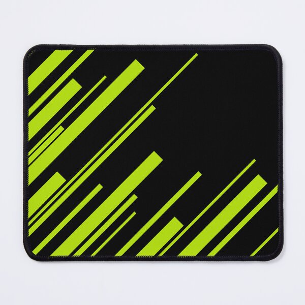Item preview, Diagonals - Lime Green on Black  designed and sold by LAEC-Shop.