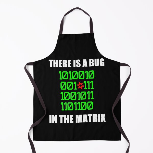 Item preview, There is a bug in the matrix ladybug pun, binary language designed and sold by EnzoVectorism.