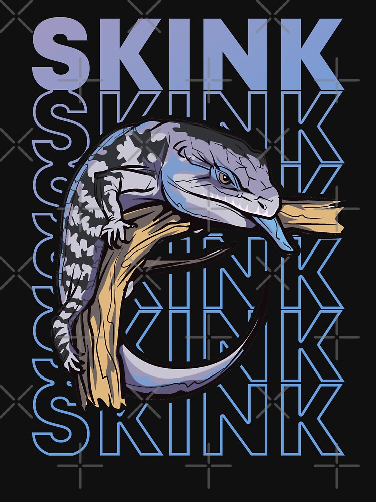 Thumbnail 7 of 7, Essential T-Shirt, Blue Tongue Skink 80's Style Reptile Keeper Lizard designed and sold by JRRTs.