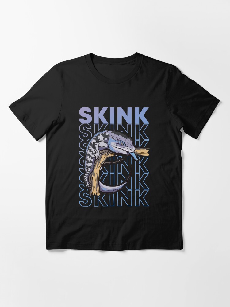 Thumbnail 3 of 7, Essential T-Shirt, Blue Tongue Skink 80's Style Reptile Keeper Lizard designed and sold by JRRTs.