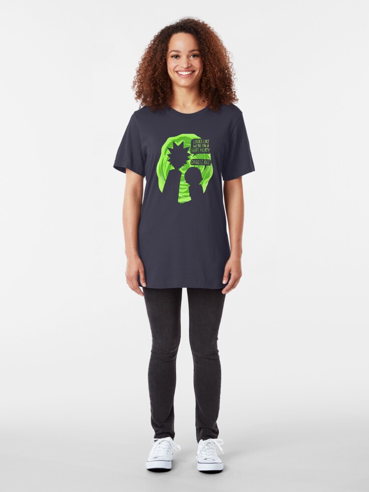 Alternate view of Oh Geez Rick Slim Fit T-Shirt