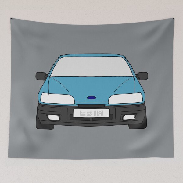 Item preview, Ford Sierra MK2 cosmos blue color designed and sold by EdimDesign.