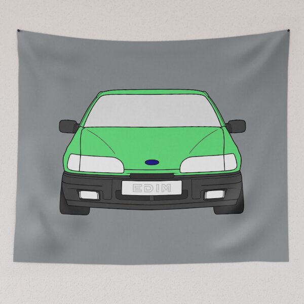 Item preview, Ford Sierra MK2 bright green color designed and sold by EdimDesign.