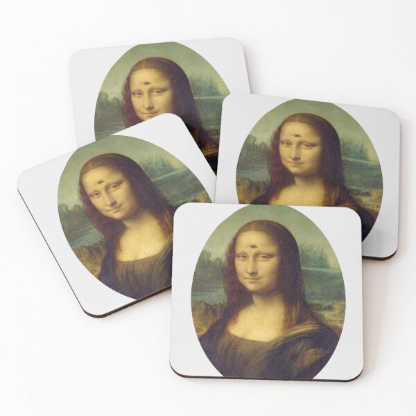 Item preview, Mona Lisa and her third eye  designed and sold by Klassikal-Art.