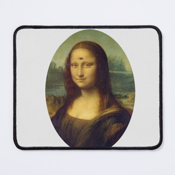Item preview, Mona Lisa and her third eye designed and sold by Klassikal-Art.