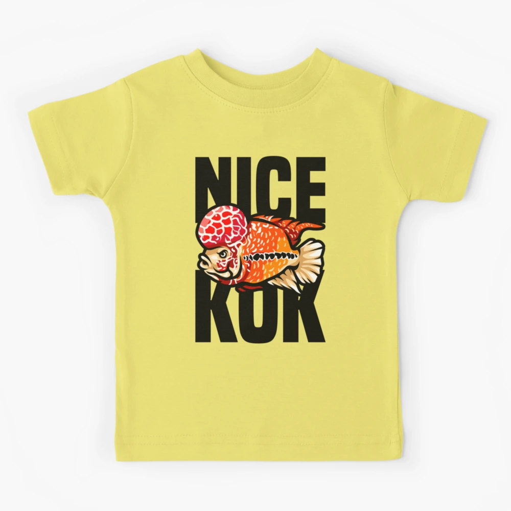 Nice Kok Funny Flowerhorn Cichlid Fish Keeper Kids T-Shirt for Sale by  JRRTs