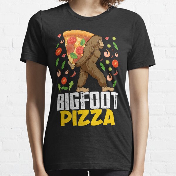 Bigfoot Pizza Essential T-Shirt for Sale by Staple Tapeworms