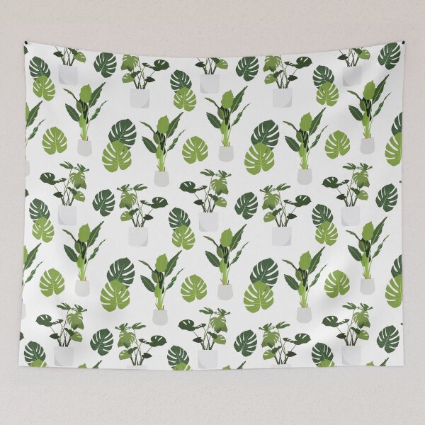 Item preview, Patrón de planta de palma Monstera designed and sold by BeccaJaneDesign.