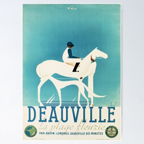 Item preview, Art Deco Horse Racing, Greyhound Racing, vintage sport designed and sold by Glimmersmith.