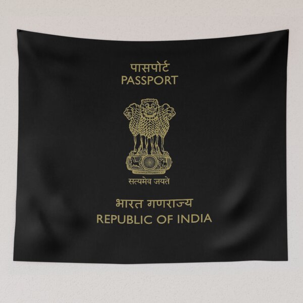 Item preview, Indian Passport भारतीय पासपोर्ट (Fashion Design) designed and sold by Omar Dakhane.