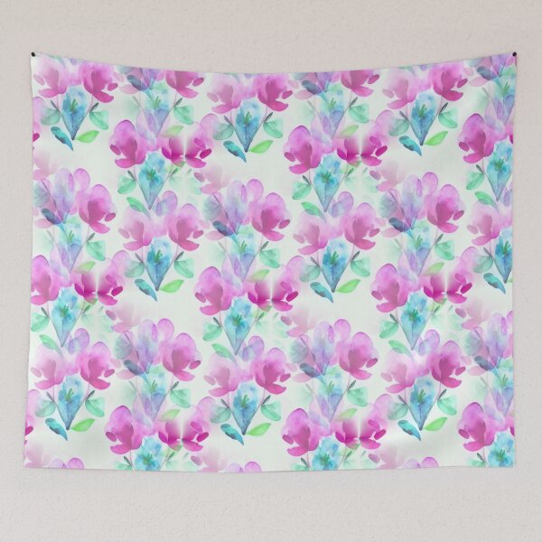 Item preview, Pastel floral abstract pattern designed and sold by Mirarima.