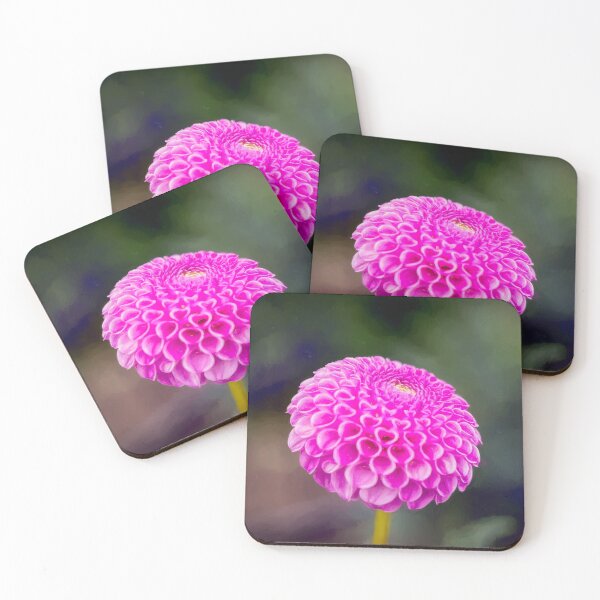 Item preview, Pink Pompon Dahlia Flower designed and sold by Tanya C  Smith.