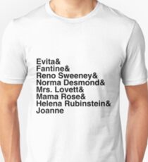 Patti LuPones bemerkenswerte Rollen Slim Fit T-Shirt