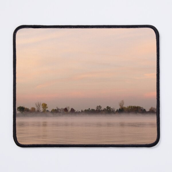 Item preview, Soft Fogs of Fall - Pink Dawn on the Shore of Lake Ontario in Toronto designed and sold by Georgia Mizuleva.
