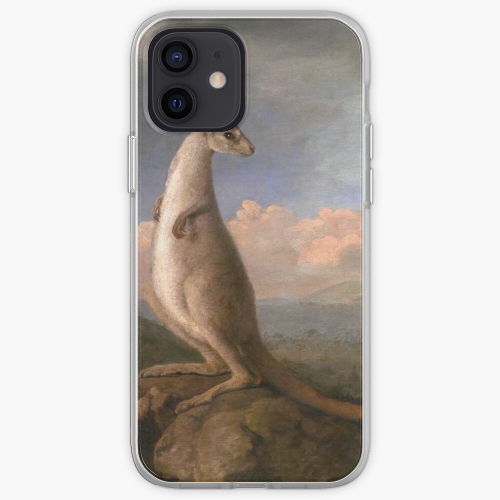 The Kongouro Oil Painting by Australian Artist George Stubbs iPhone Case & Cover