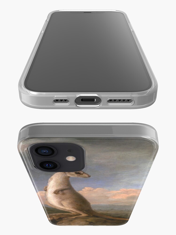 Alternate view of The Kongouro Oil Painting by Australian Artist George Stubbs iPhone Case & Cover