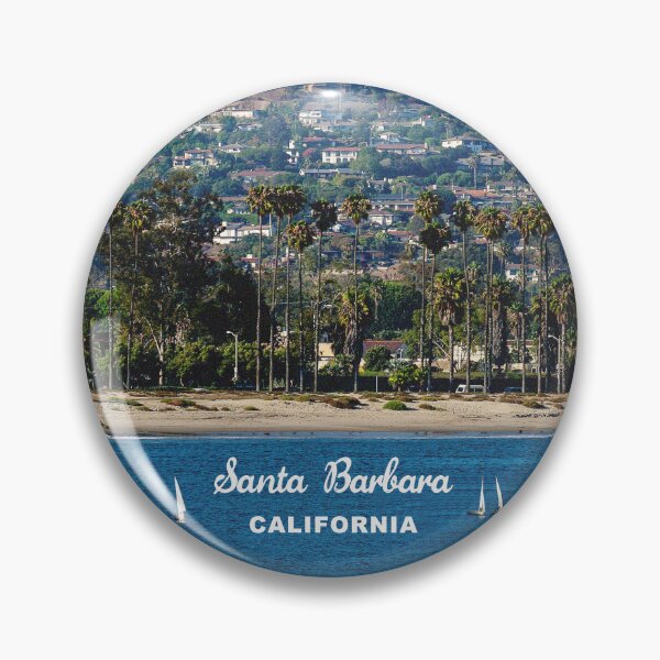 Item preview, Santa Barbara, California - Beautiful Palm-lined Beaches designed and sold by leemcnut.