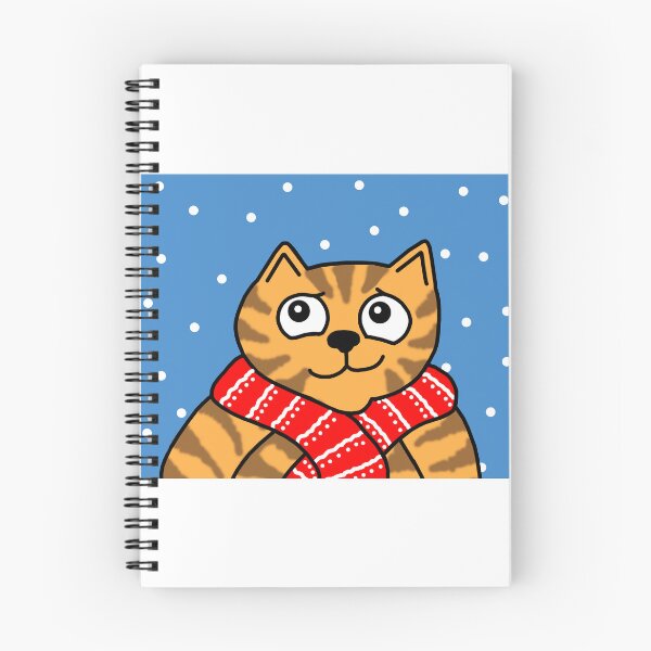 Item preview, Mitch the cat out in the snow designed and sold by Scat the cat.