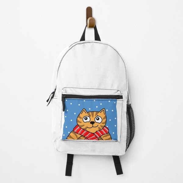 Item preview, Mitch the cat out in the snow designed and sold by Scat the cat.