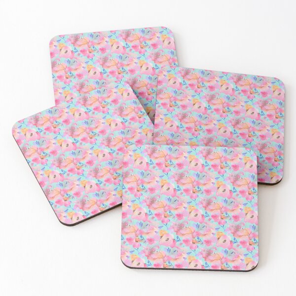 Item preview, Pastel floral abstract pattern designed and sold by Mirarima.
