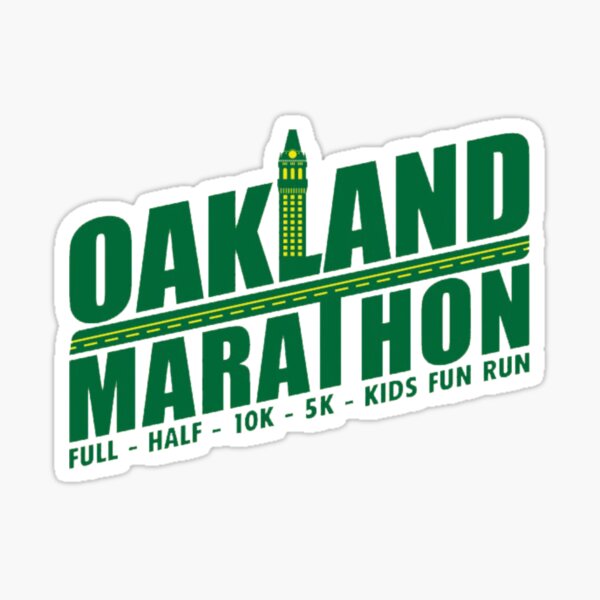 "Oakland Marathon" Sticker for Sale by togoisback Redbubble
