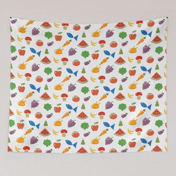 Item preview, vegetables fish and chicken designed and sold by magarigaveras.