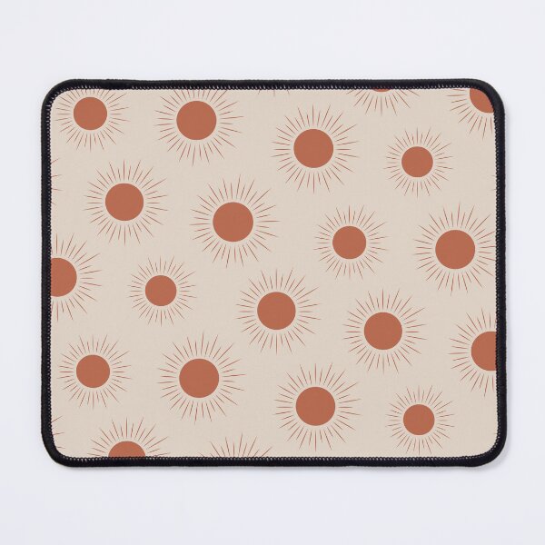 Item preview, Minimalist Terracotta Abstract Boho sun pattern designed and sold by Yasminepatterns .