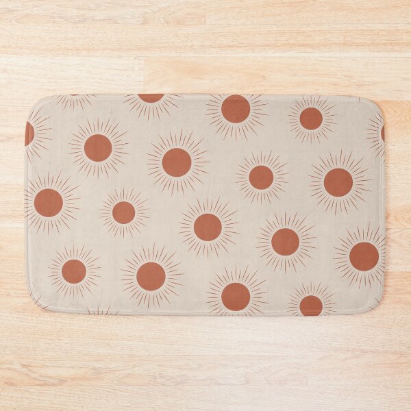Item preview, Minimalist Terracotta Abstract  Boho sun pattern  designed and sold by Yasminepatterns .