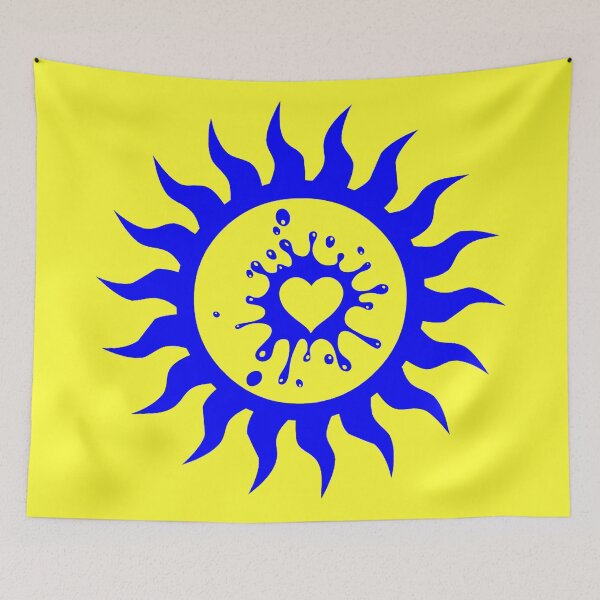 Item preview, Heart Of The Sun Tattoo (Blue) designed and sold by Summer-Winter.