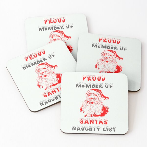 Item preview, Naughty Funny Christmas Proud Member Of Santas Naughty List designed and sold by tamdevo1.