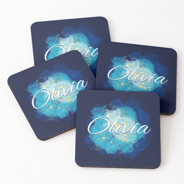 Item preview, Olivia, Stars and Watercolor designed and sold by faithtfoster.