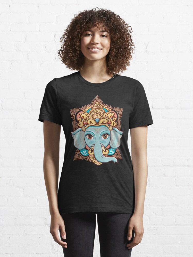 Lord Ganesh Hindu God Shirt, Yoga Meditation Vedic India Religion, Zen Tee,  Ganesha T-Shirt, Yoga Gifts Essential T-Shirt for Sale by DeepikaSingh