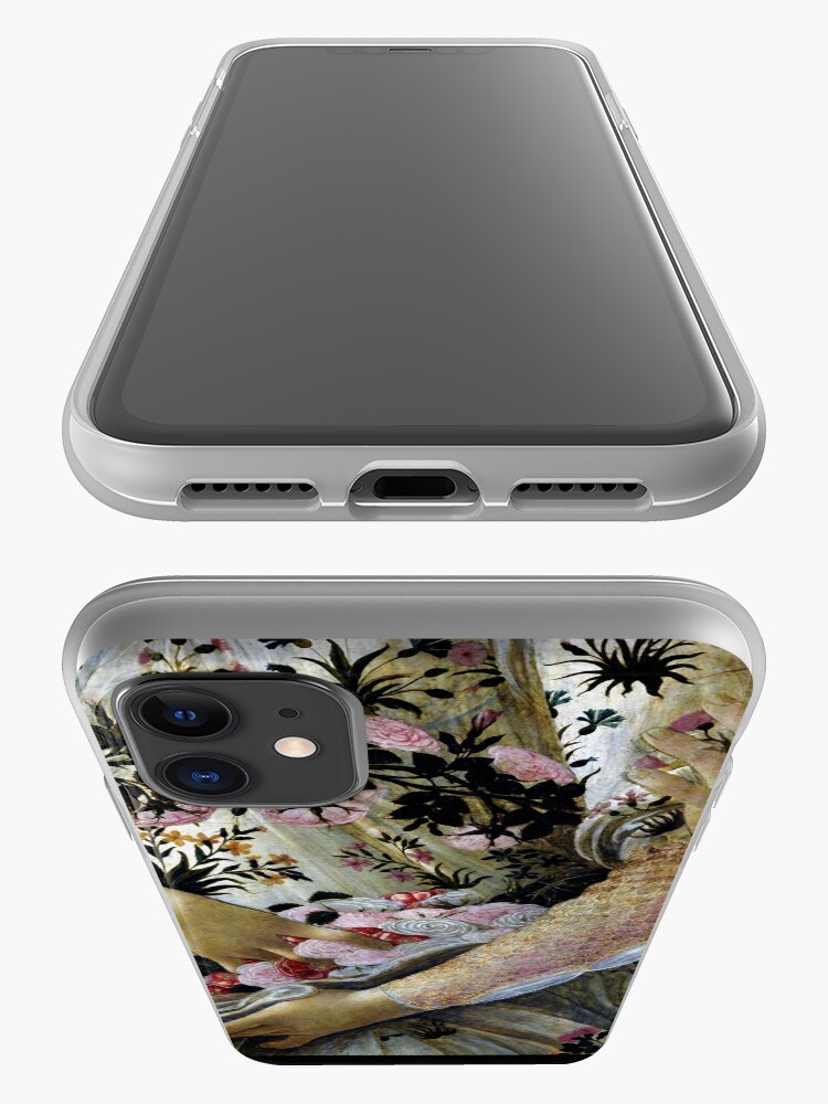 Alternate view of Botticelli Primavera closeup vintage painting iPhone Case & Cover