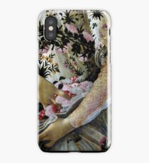 Botticelli Primavera closeup vintage painting iPhone Case