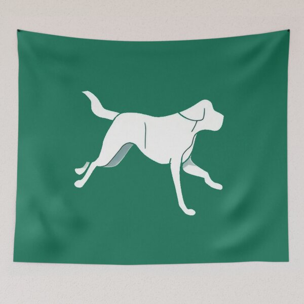 Item preview, Running dog illustration designed and sold by ODINDISA.