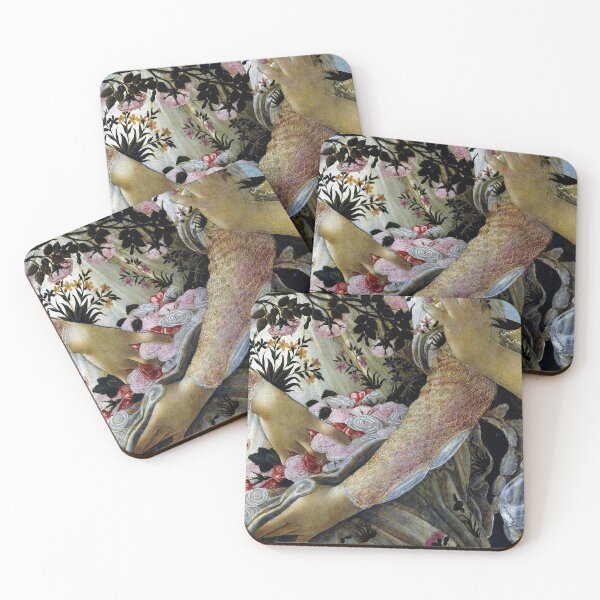 Item preview, Botticelli Primavera closeup vintage painting designed and sold by Glimmersmith.