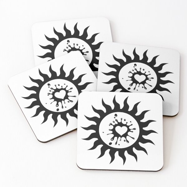 Item preview, Heart Of The Sun Tattoo (Black) designed and sold by Summer-Winter.