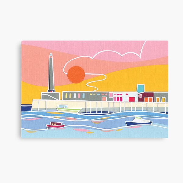 Margate Harbour Sunset Canvas Print