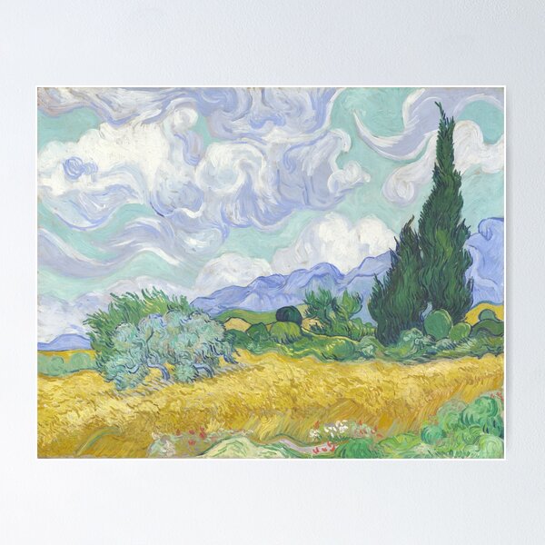 Item preview, Vincent van Gogh - Champ de blé avec cyprès, Londres designed and sold by The Great  Art.