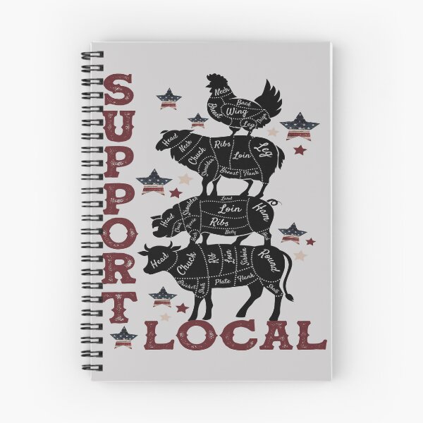 Item preview, Support Local - Stacked Farm Animals designed and sold by handsoftime2020.