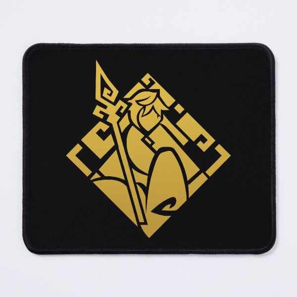 Item preview, Zhongli constellation logo in Geo colours - Genshin Impact designed and sold by damomonkey.