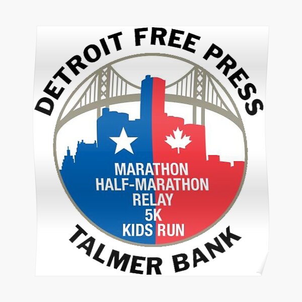 "Detroit Marathon" Poster for Sale by togoisback Redbubble