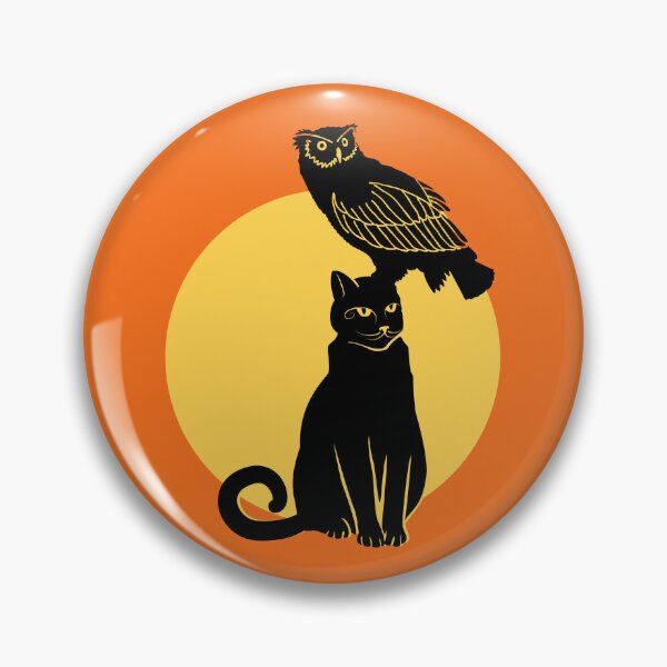 Item preview, A cat and an owl designed and sold by LewisRichie.