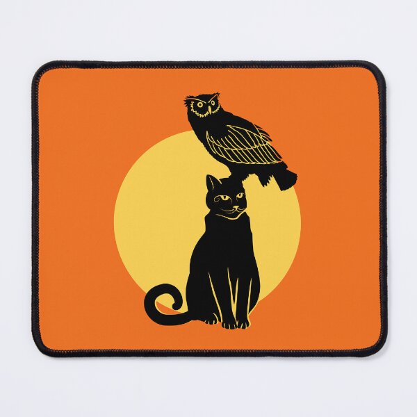 Item preview, A cat and an owl designed and sold by LewisRichie.