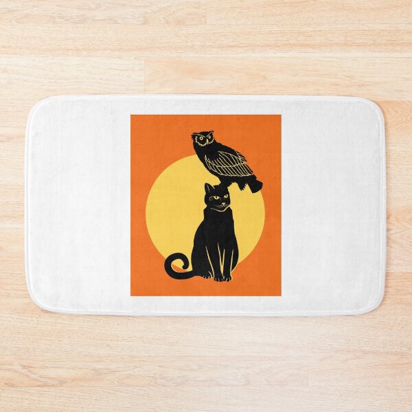 Item preview, A cat and an owl designed and sold by LewisRichie.