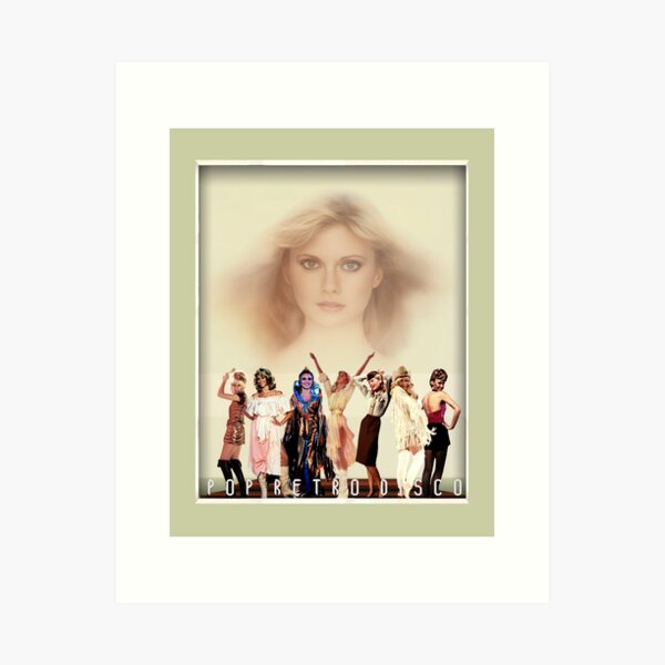 Item preview, Olivia Newton-John - Xanadu  - Framed Collage - Designed by PopRetroDisco designed and sold by popretrodisco.